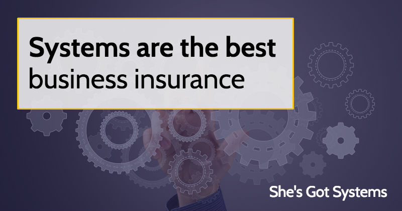 Systems are the best business insurance