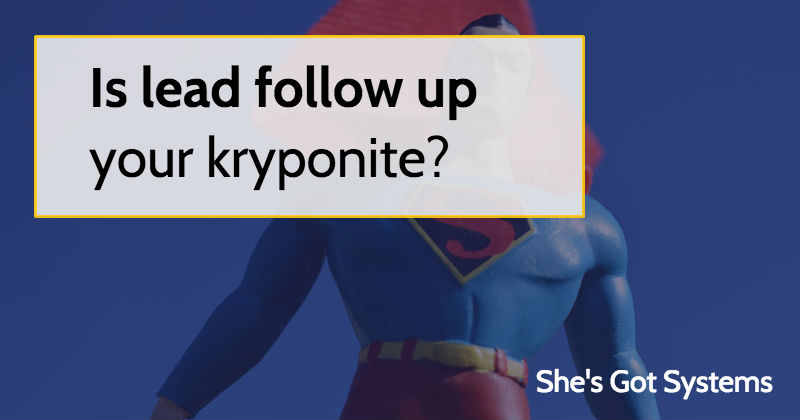 Is lead follow up your kryponite?