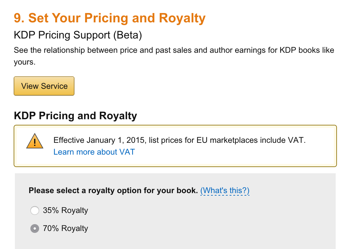 Kindle pricing and taxes