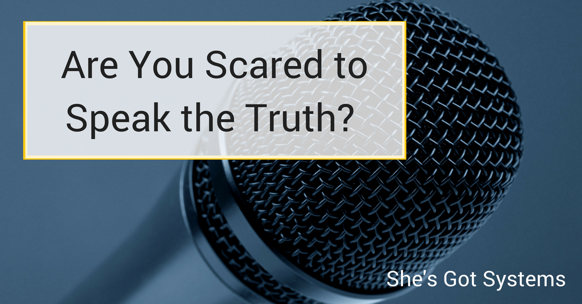 Are You Scared to Speak the Truth?