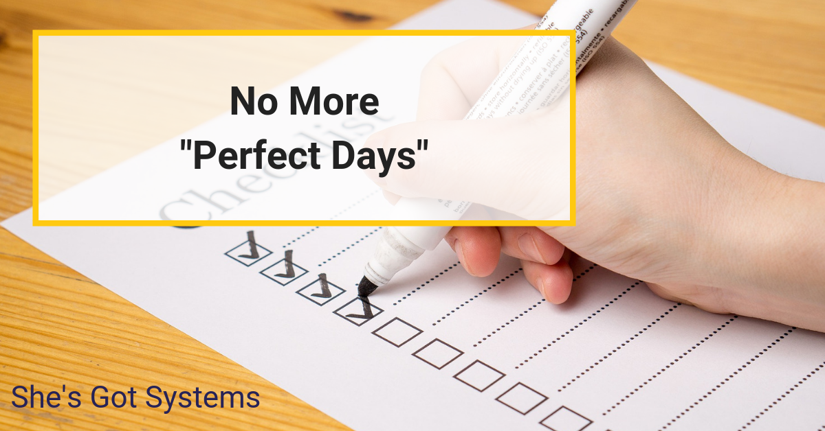 No more “perfect days”